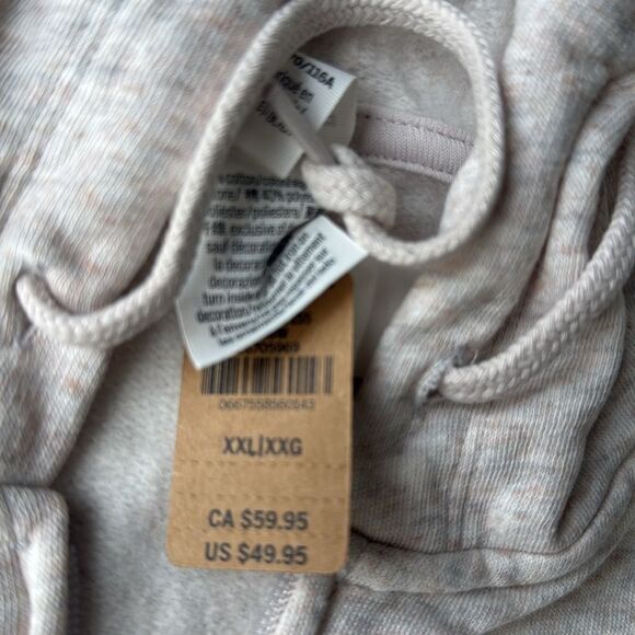 PINK Victoria's Secret Women's Beige Zip-Up Hoodie size XXL NWT in packaging - Picture 4 of 4